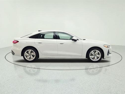Glacier White Metallic 2025 Audi A5 Premium TFSI quattro S tronic