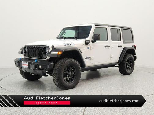 Bright White Clearcoat 2024 Jeep Wrangler 4xe Willys