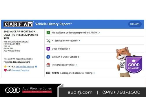 2023 Audi A5 Sportback Premium Plus