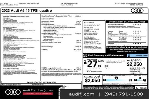 2023 Audi A6 45 Premium