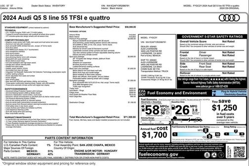 2024 Audi Q5 55 S line Premium Plus