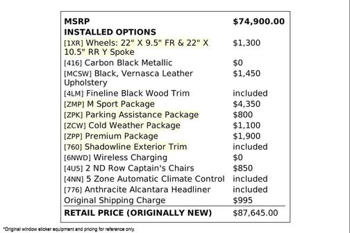 2022 BMW X7 xDrive40i