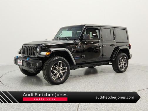 Black Clearcoat 2024 Jeep Wrangler 4xe Sport S