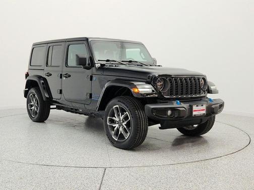 Black Clearcoat 2024 Jeep Wrangler 4xe Sport S