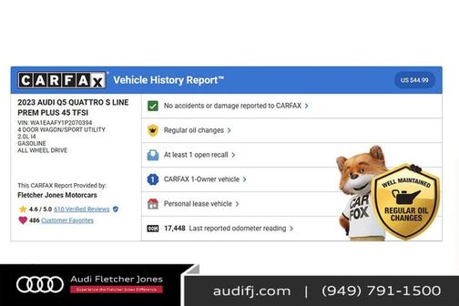 2023 Audi Q5 45 S line Premium Plus