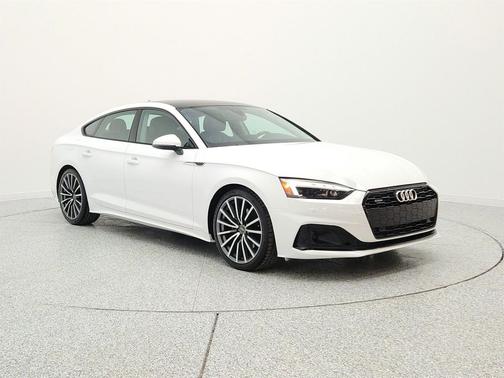Arkona White 2024 Audi A5 Sportback Premium Plus