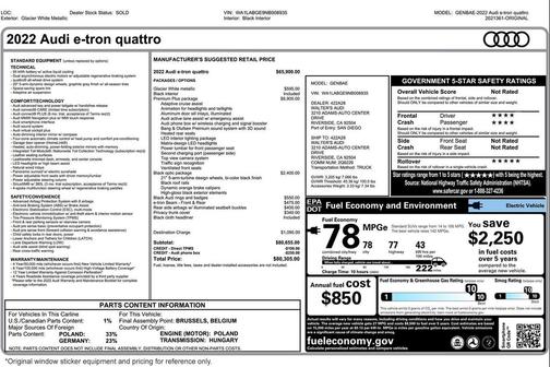 2022 Audi e-tron Premium Plus
