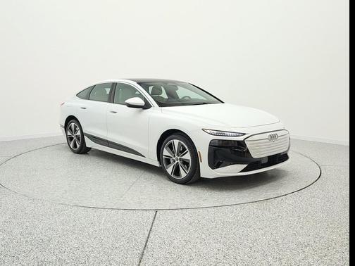 Glacier White Metallic 2025 Audi A6 e-tron Premium Plus