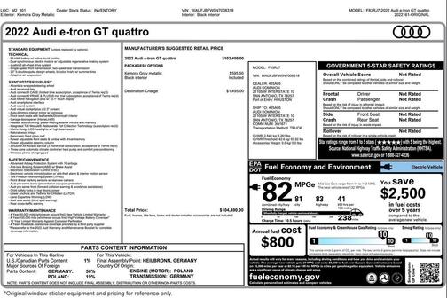 2022 Audi e-tron GT Premium Plus