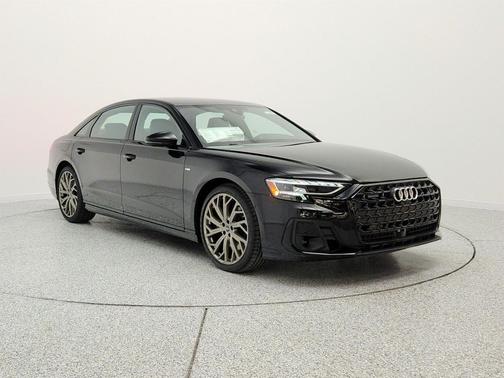 mythos black metallic 2026 Audi A8 55 TFSI quattro Tiptronic