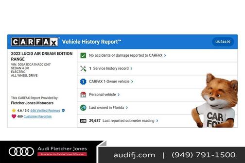 2022 Lucid Air Dream Edition