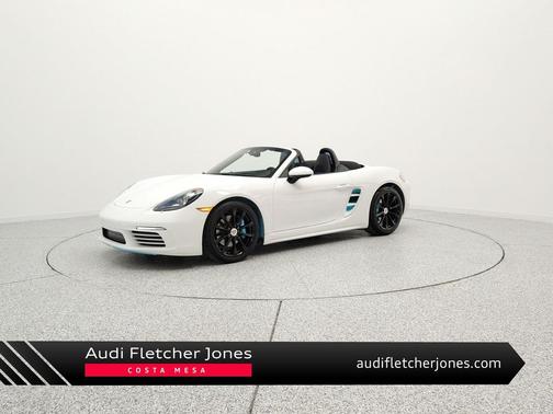 White 2025 Porsche 718 Boxster Roadster