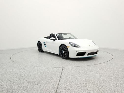 White 2025 Porsche 718 Boxster Roadster