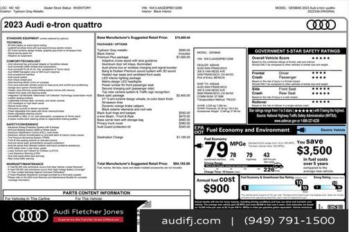 2023 Audi e-tron Premium Plus quattro
