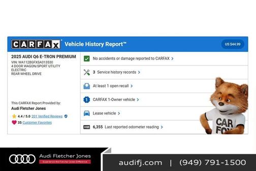 2025 Audi Q6 e-tron Premium