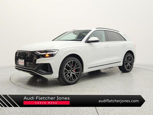 Glacier White Metallic 2022 Audi Q8 55 Premium Plus
