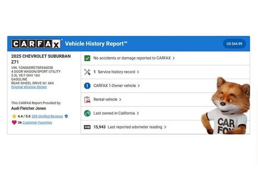 2025 Chevrolet Suburban 4WD Z71