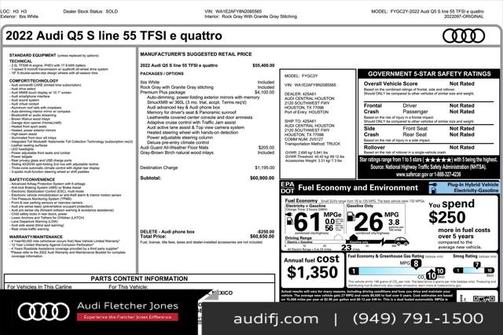 2022 Audi Q5 55 S line Premium Plus