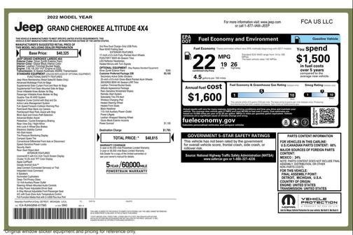 2022 Jeep Grand Cherokee Altitude