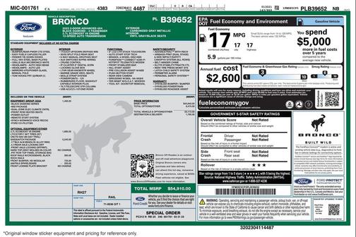 2023 Ford Bronco Black Diamond