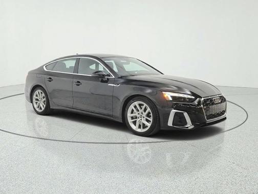 Mythos Black Metallic 2023 Audi A5 Sportback 45 S Line Premium Plus