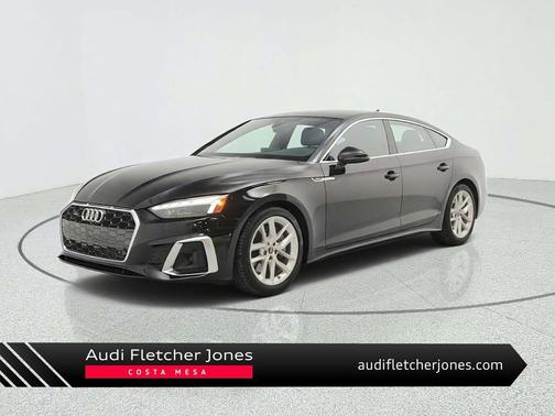 Mythos Black Metallic 2023 Audi A5 Sportback 45 S Line Premium Plus
