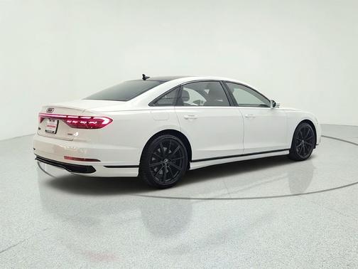 Glacier White Metallic 2023 Audi A8 L 55 TFSI quattro Tiptronic