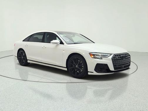 Glacier White Metallic 2023 Audi A8 L 55 TFSI quattro Tiptronic
