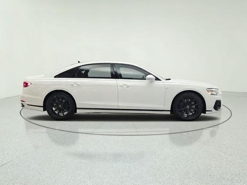 Glacier White Metallic 2023 Audi A8 L 55 TFSI quattro Tiptronic