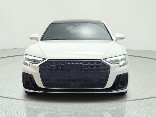 Glacier White Metallic 2023 Audi A8 L 55 TFSI quattro Tiptronic