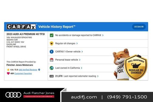 2023 Audi A3 Premium