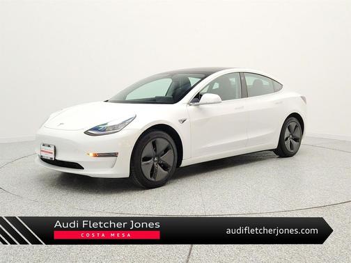 Pearl White Multi-Coat 2020 Tesla Model 3 Standard Range Plus