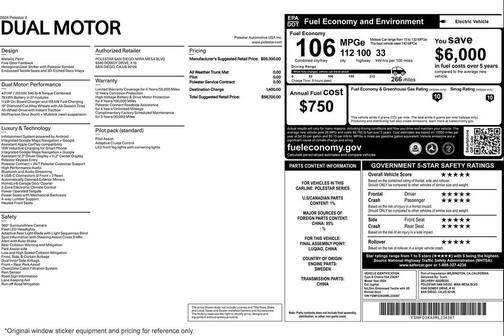 Jupiter Metallic 2024 Polestar 2 Long Range Dual Motor