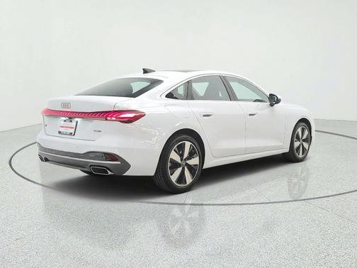 Glacier White Metallic 2025 Audi A5 Premium Plus TFSI quattro S tronic