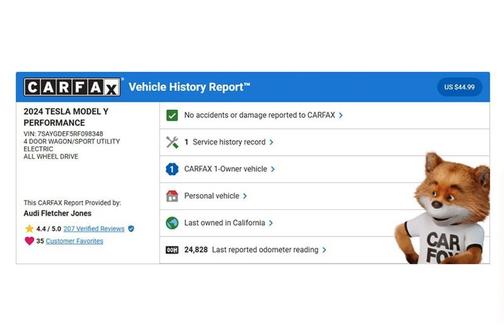 2024 Tesla Model Y Performance Dual Motor All-Wheel Drive