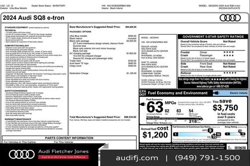 2024 Audi SQ8 4.0T Premium Plus