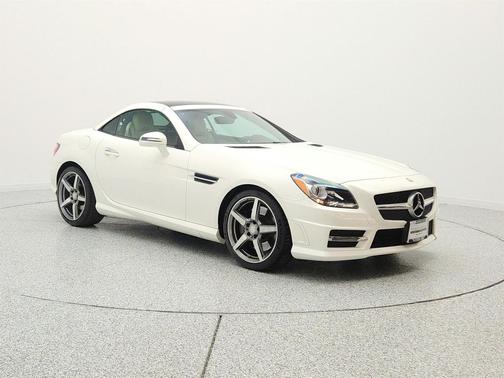 Diamond White Metallic 2015 Mercedes-Benz SLK-Class SLK350