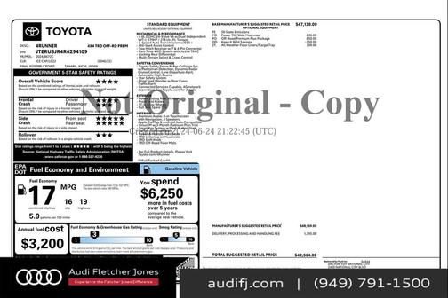 2024 Toyota 4Runner TRD Off Road Premium