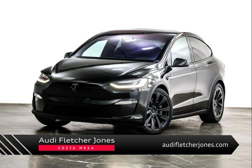 Solid Black 2022 Tesla Model X Dual Motor All-Wheel Drive