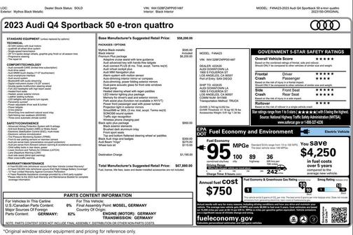 2023 Audi Q4 e-tron Premium Plus 50 quattro