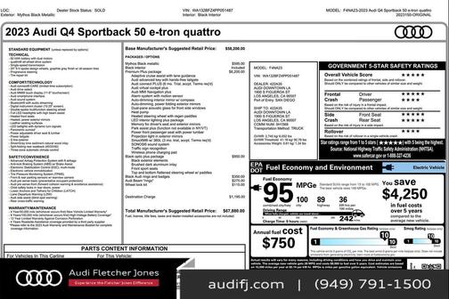 2023 Audi Q4 e-tron Premium Plus 50 quattro