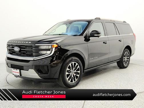 Agate Black Metallic 2025 Ford Expedition Max Platinum