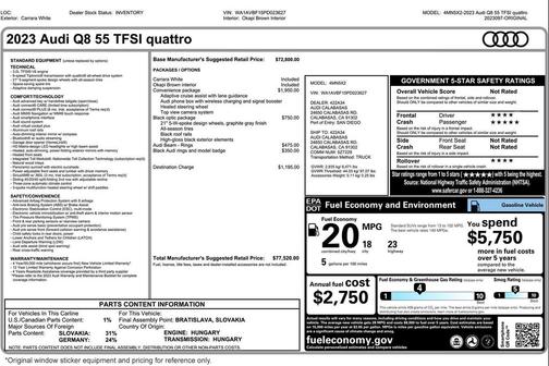 2023 Audi Q8 55 Premium