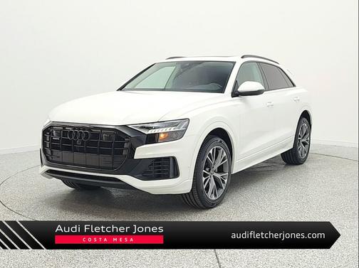 Carrara White 2023 Audi Q8 55 Premium