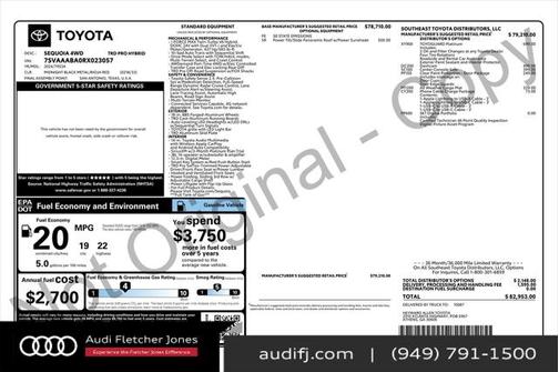 2024 Toyota Sequoia TRD Pro