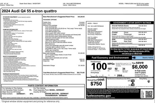 2024 Audi Q4 e-tron Premium Plus 55 quattro