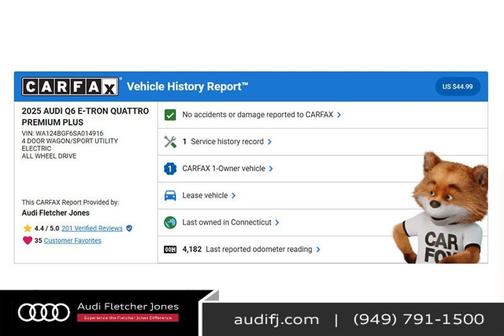 2025 Audi Q6 e-tron Premium Plus quattro
