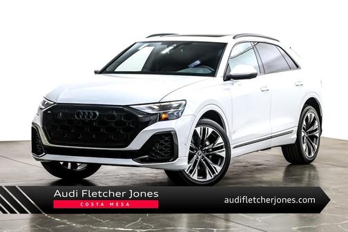 Glacier White Metallic 2024 Audi Q8 55 Premium Plus