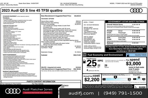 2023 Audi Q5 45 S line Premium Plus