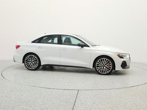 Glacier White Metallic 2025 Audi S3 Premium Plus TFSI quattro S tronic
